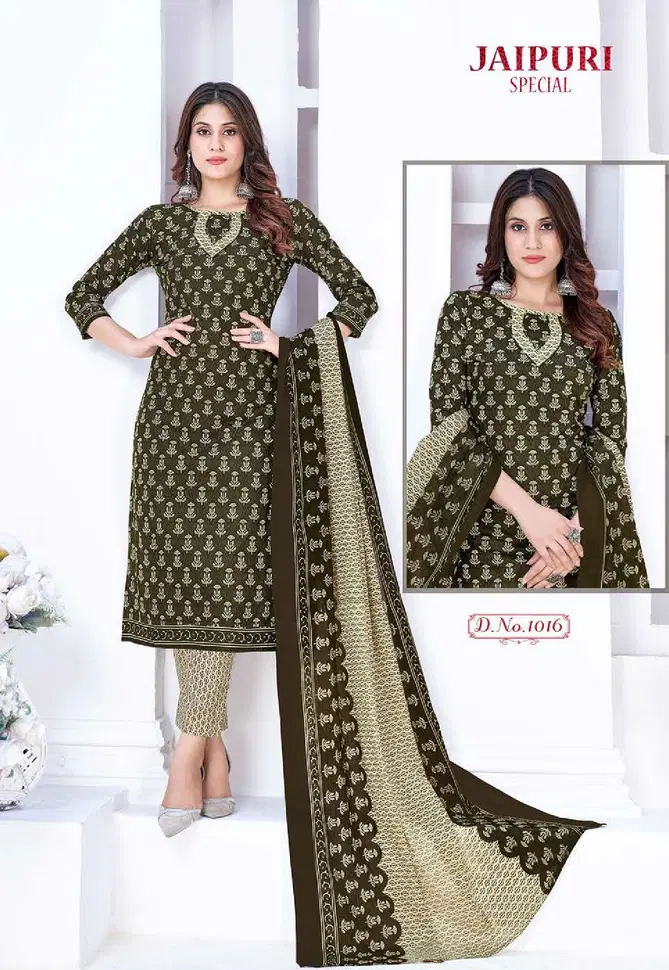 Ganesha Jaipuri Special Vol 1 Cotton Printed Readymade Dress
